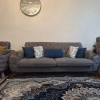 سرویس مبلمان راحتی۷ نفره بهمراه میزناهارخوری|مبلمان خانگی و میز عسلی|ری, منصوریه منگل|دیوار