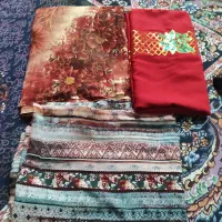 سه تیکه پارچه پیراهنی،دوتا کودری و سومی جرجس