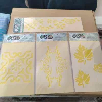 4 ورق شابلون برای نقاشی تکسچر
