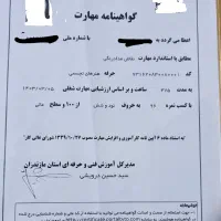 ارائه مدرک فنی حرفه ای نقاشی و طراحی