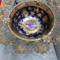 ساعت و میز تلفن و سطل و جا دستمال برنز اصل|ساعت دیواری و تزئینی|ری, منصوریه منگل|دیوار
