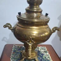 سماور برنجی زغالی جهت فروش