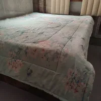 تخت و تشک دو نفره تمام چوب راش