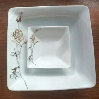 چینی درجه یک گل برجسته|ظروف سرو و پذیرایی|بندر امام خمینی, |دیوار