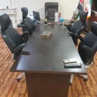 فروش صندلی و میز کنفرانسی در حد نو|مبلمان اداری|خرمشهر, |دیوار