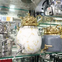 کتری و قوری 6لیتری کف چدنی کورا هوم