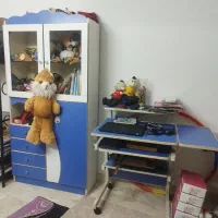 کمد کودک یا نوجوان و میز کامپیوتر یا میز تحریر