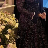 لباس مجلسی بادمجانی