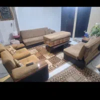 مبلمان راحتی ۷نفره همراه میزبان وتخت شو