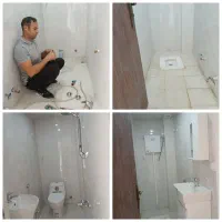 نصب شیرآلات آینه روشوی فرنگی فلاش تانک سینک