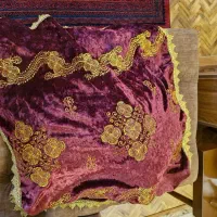 رومیزی  مخمل سنتی سوزن دوزی|پرده، رانر، رومیزی|کرج, شهرک اوج|دیوار