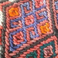 گلیم ریز بافت دستی نخ تبریز