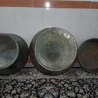 ۲عدد قزان مسی و۱عدد تشت مسی