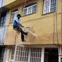 راپل نماشویی تخصصی  پیچ رولپلاک کار در ارتفاع فرجی|خدمات نظافت|قم, سالاریه|دیوار