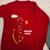 بلوز بافت ضخیم ۳ تا ۷ سال نو تازه خریده شده