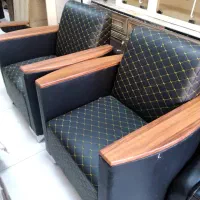 مبل اداری ۴ نفره چرم