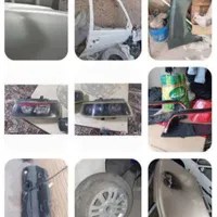 کاپوت و درب صندوق عقب رنگ فابریک نقره ای وغیره