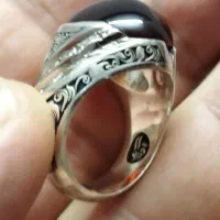 انگشتر یاقوت معدنی گارنت درشت الماس نشان|بدلیجات|یزد, |دیوار