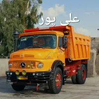 کمپرسی حمل شن ماسه سرندی شسته بادامی مخلوط خاک لا