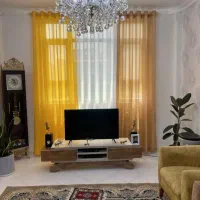 حریر ساده|پرده، رانر، رومیزی|فولادشهر, مسکن مهر فولادشهر|دیوار