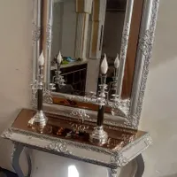 آیینه شمعدان تمیز