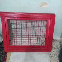 پنجره آهنی سیم ضخیم در حد نو|مصالح و تجهیزات ساختمان|خوی, |دیوار