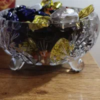 شکلات خوری کریستال اصل  طرح خورشید