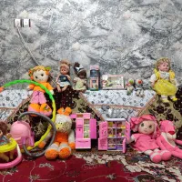 انواع اسباب بازی عروسک ، جارو برقی ، بخچال