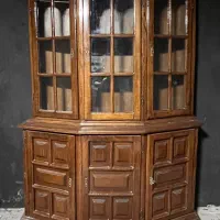 بوفه ویترین چوبی