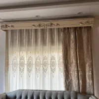 پرده نگین کاری تمیز|پرده، رانر، رومیزی|محمودآباد, |دیوار
