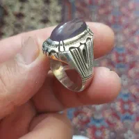 انگشتر نقره و تسبیح سندلوس