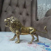 مجسمه برنزی برنجی شیر