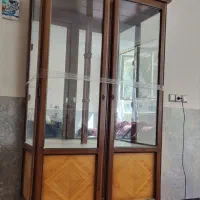 ویترین چوب راش مدل انگلیسی