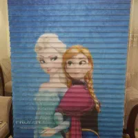 پرده زبرا تمیز و سالم ۱۲۵*۱۹۰