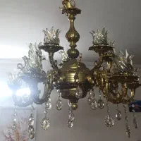 لوستر یک عدد به همراه ریسه صورتی|لوستر و چراغ آویز|مشهد, پروین اعتصامی|دیوار