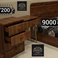 تخت دو نفره کد ۵۰ مدل خطی سرویس خاب تشک طبی فنری|تخت و سرویس خواب|مشهد, یاس|دیوار