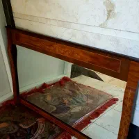 اینه معرق کاری طول ۱۲۰ وعرض ۸۰ سانت است نو