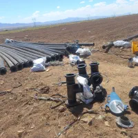 لوله کشی زمین کشاورزی