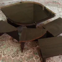 میز عسلی و چهار تا گل میز