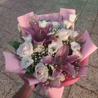 دسته گل لیلیوم / طراحی لوکس و ارسال فوری *لیا گل|گل و گیاه طبیعی|شیراز, کوی زهرا|دیوار