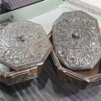 شکلات خوری چوبی منبت عتیقه