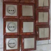 کلید پریز طرح چوب