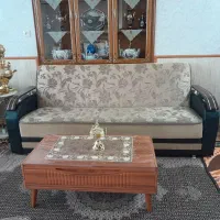 مبل راحتی تخت شو فنری در حد|مبلمان خانگی و میز عسلی|اردبیل, |دیوار