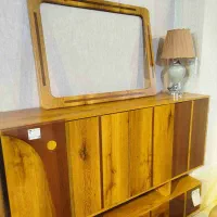 آینه کنسول دلوین چوبی در زرکالا