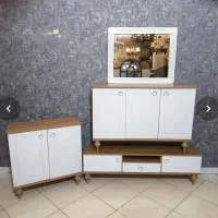 ست آینه کنسول . میز تلویزیون . جاکفشی