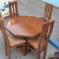 میز غذاخوری ۴ نفره|میز و صندلی غذاخوری|خمین, |دیوار