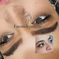 مدل میکروبلیدینگ ابرو و شیدینگ لب|خدمات آرایشگری و زیبایی|بندر کنگان, |دیوار