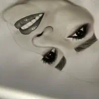 نقاشی چهره.طراحی چهره.سیاه قلم|تابلو، نقاشی، عکس|مشهد, طبرسی شمالی|دیوار