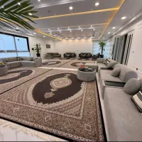 فرش 12 متر سلطان سرمه ای ( ۷۰۰و ۱۰۰۰ و ۱۲۰۰ شانه )