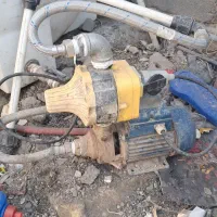 پمپ آب نیم اسب و منبع آب 1000 لیتری